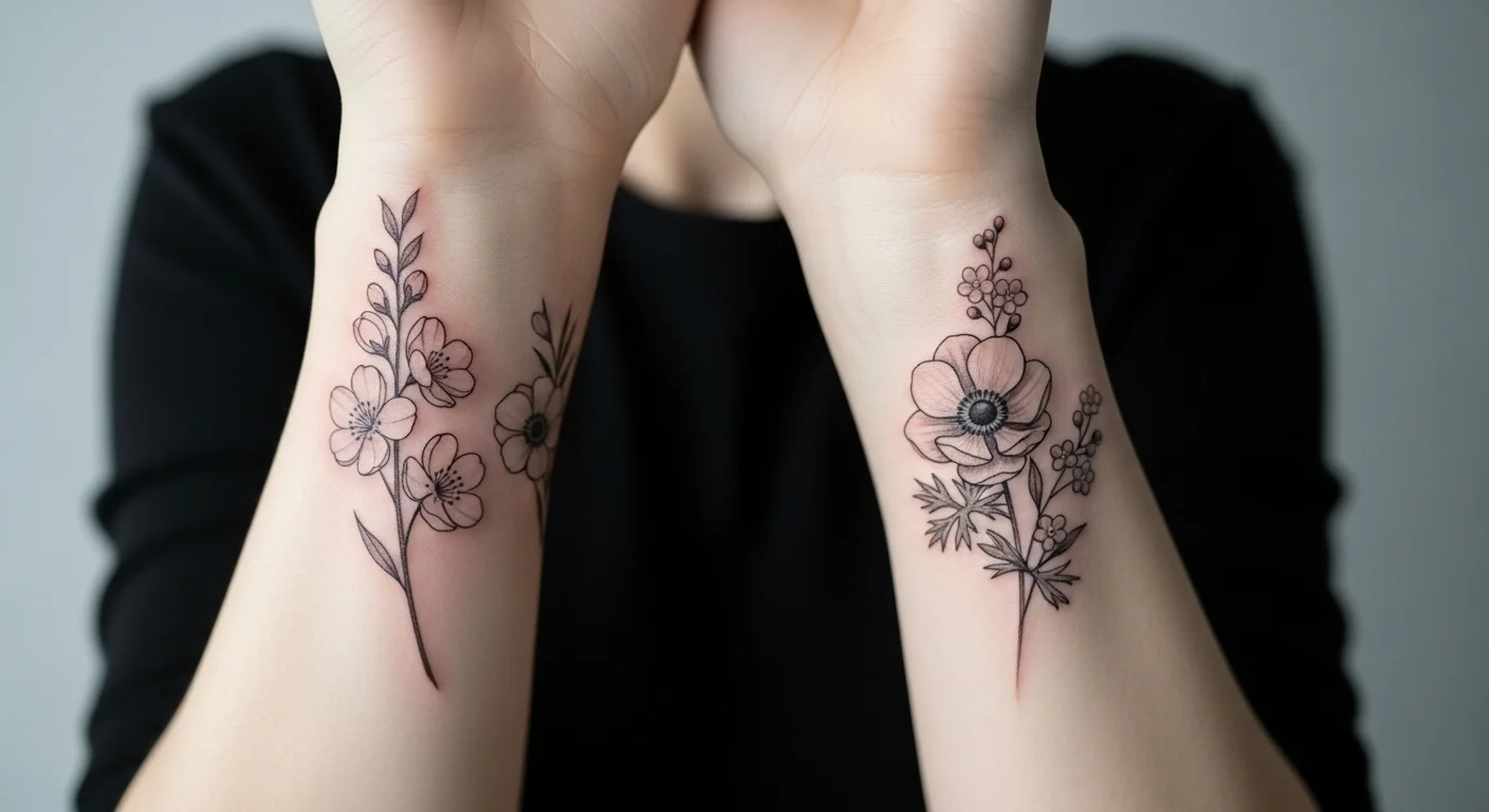 23 Delicate Spring Flower Tattoos That Symbolize New Beginnings
