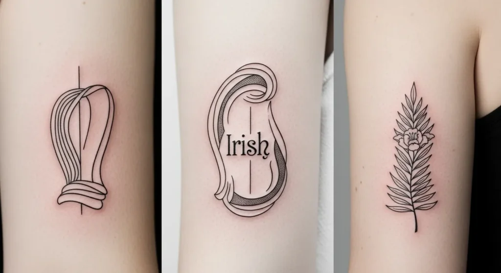 23 Minimalist Tattoos That Add Subtle Irish Flair