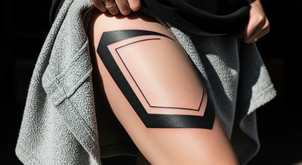 24 Bold Thigh Tattoos That Add Powerful Style