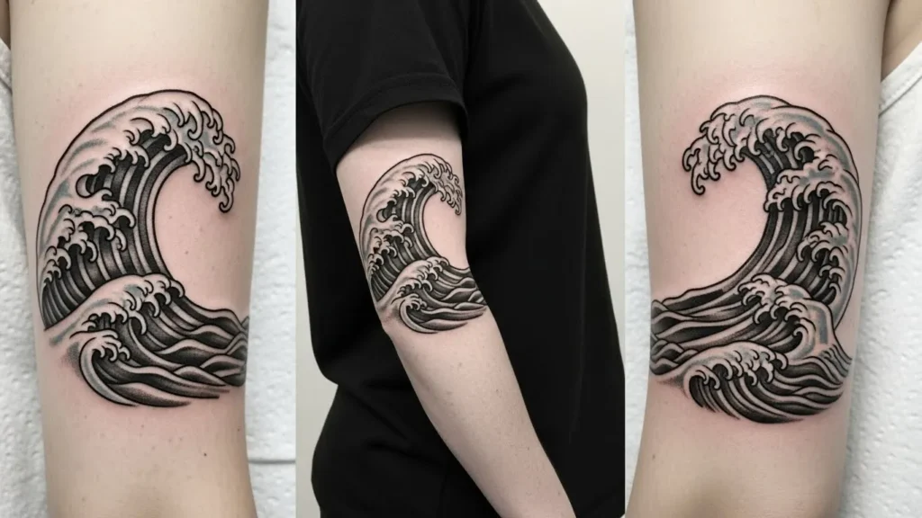 24 Waves Tattoos That Capture Celtic Nature