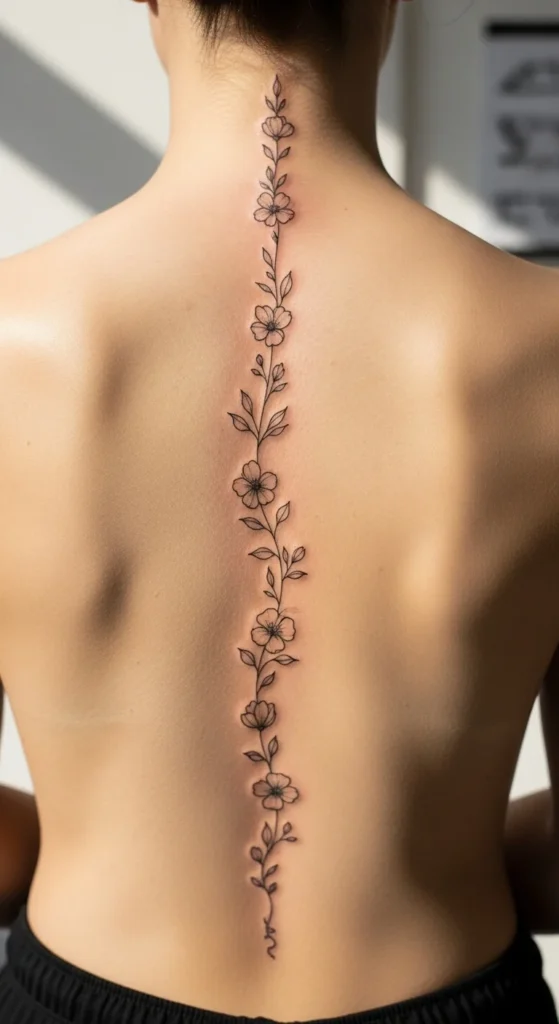 Floral Spine Accent