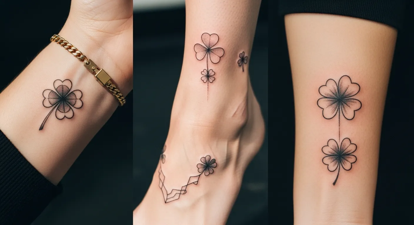 25 Clover Tattoos That Spread Good Fortune