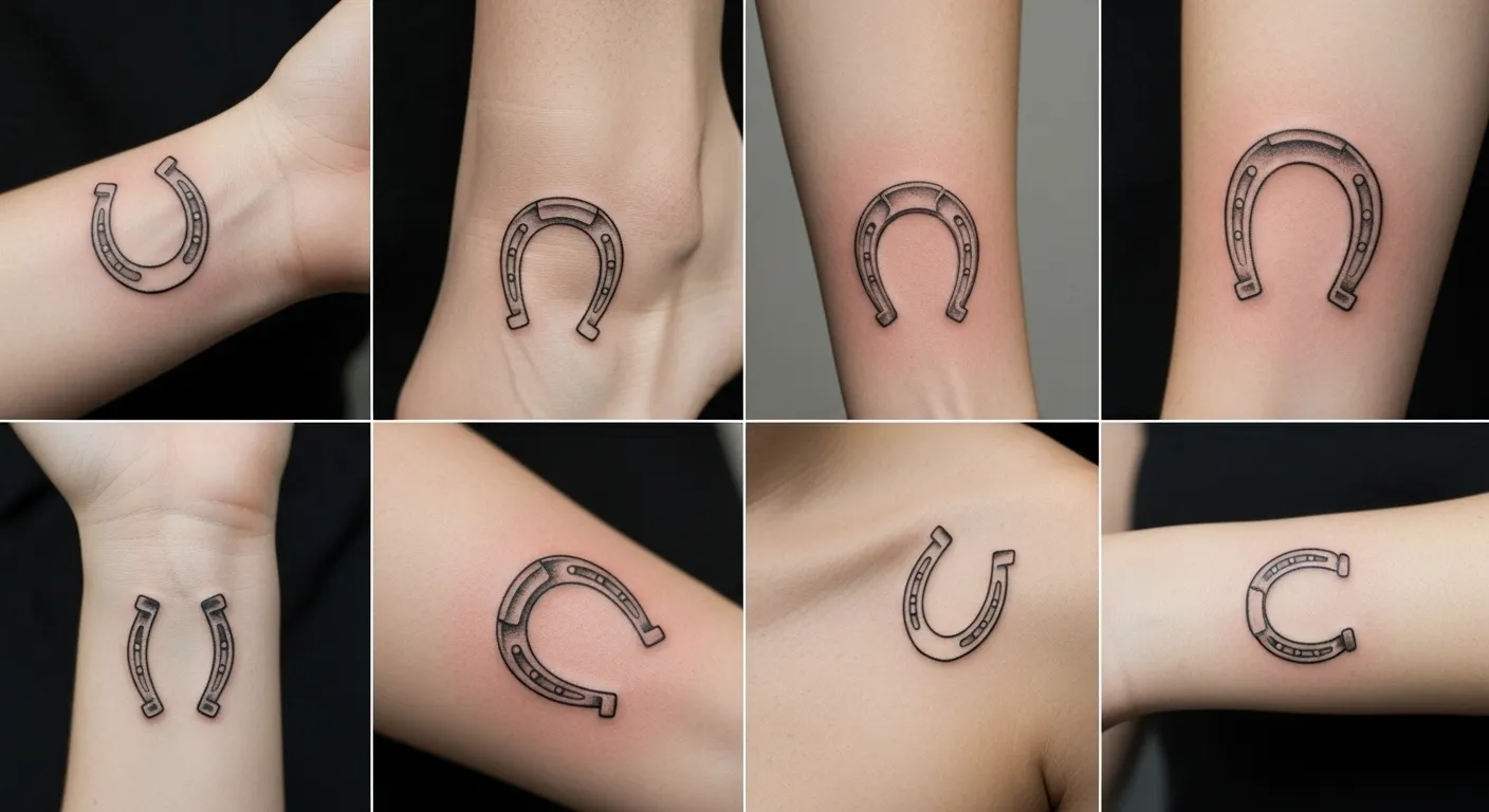 25 Horseshoe Tattoos That Bring Good Luck