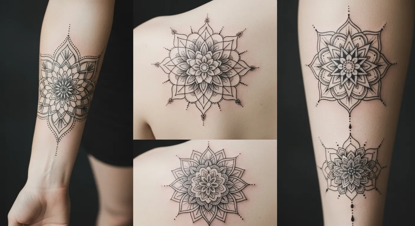 27 Mandala Tattoos That Blend Symbolism & Style