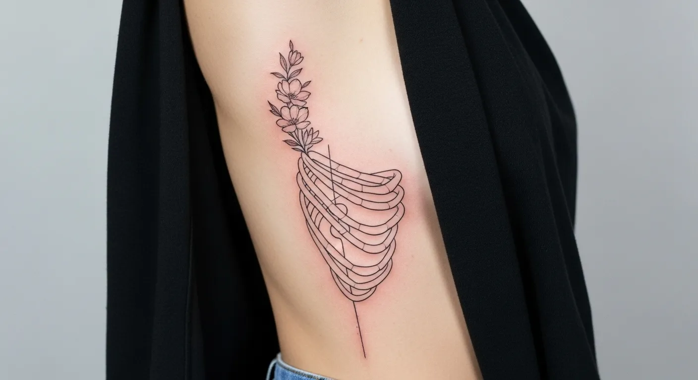 27 Rib Tattoos That Add Elegant Curves