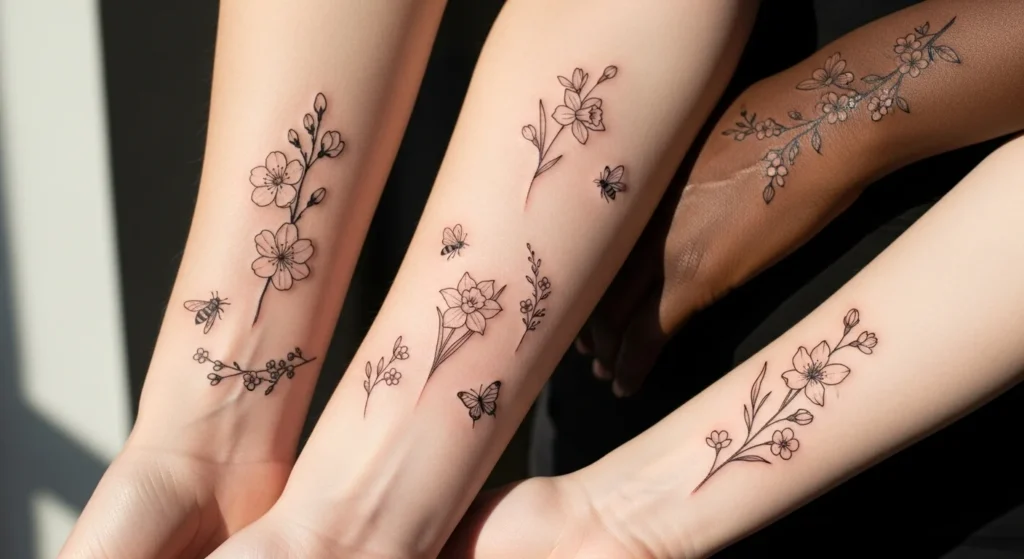 27 Stunning Spring Tattoo Ideas That Feel Fresh and Meaningful