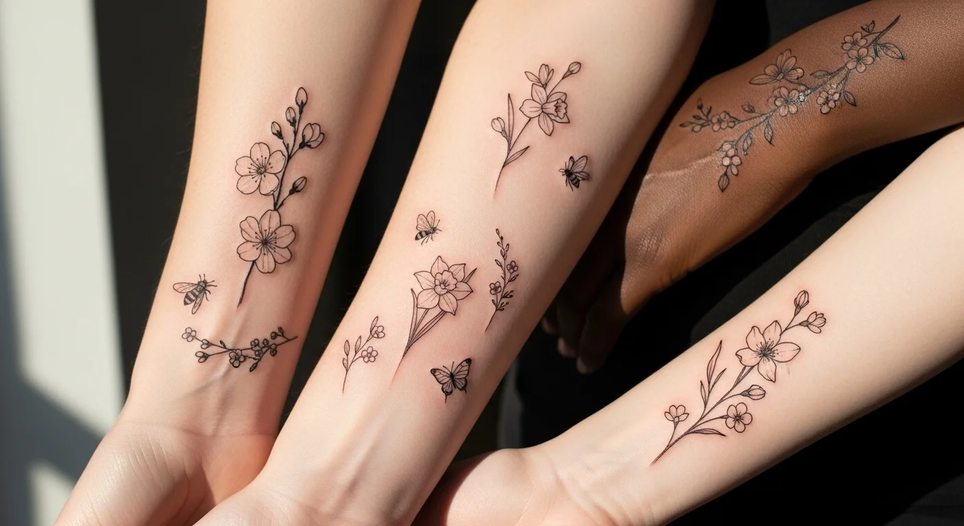 27 Stunning Spring Tattoo Ideas That Feel Fresh and Meaningful