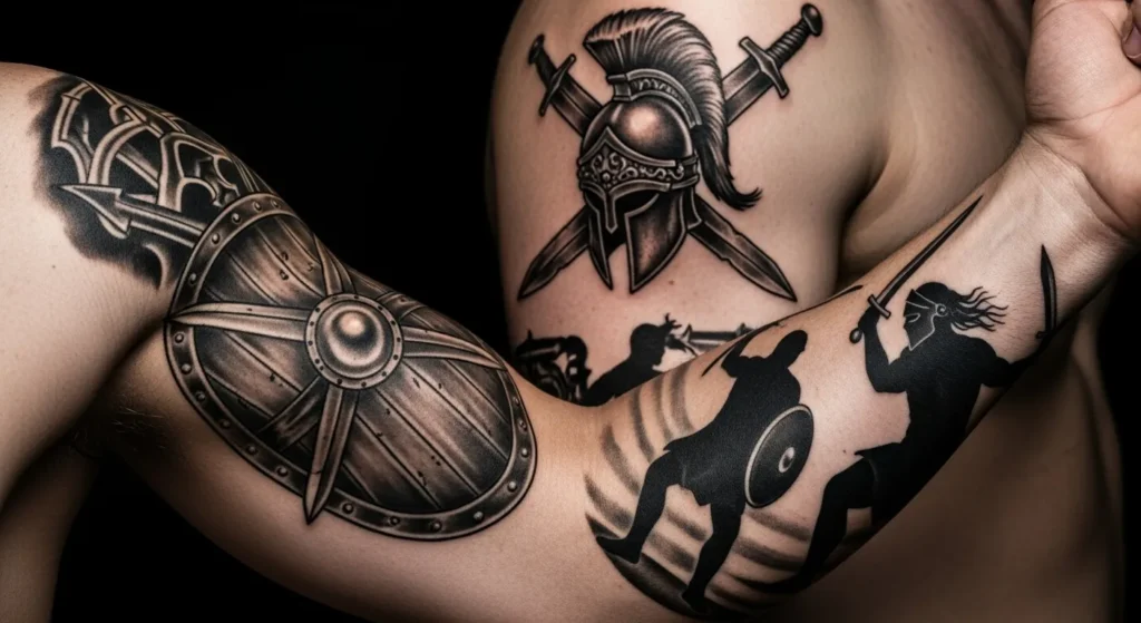 28 Epic Warrior Tattoos That Represent Courage