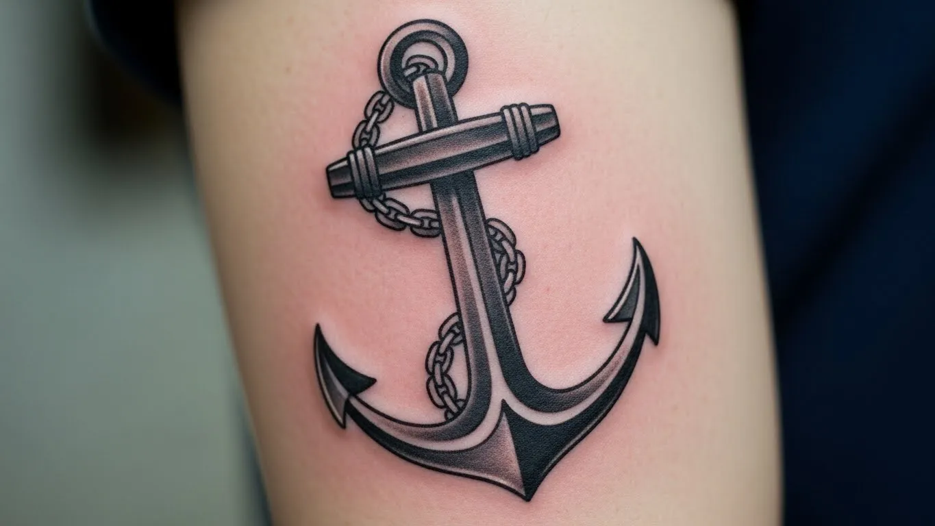 28 Strong Anchor Tattoos That Represent Stability