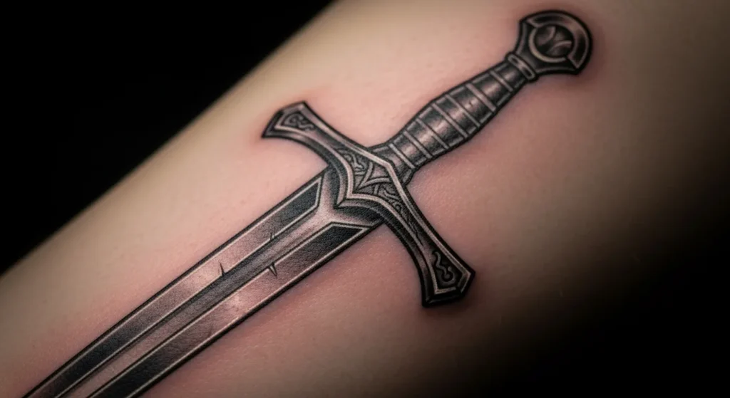 29 Legendary Sword Tattoos That Show Warrior Spirit