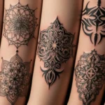 29 Pattern Tattoos That Add Cultural Detail