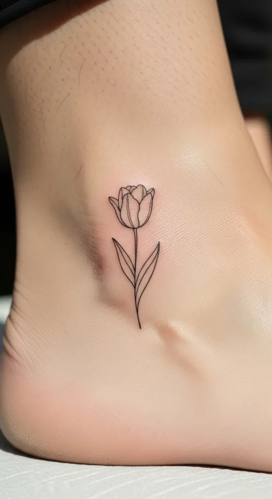 Minimal Tulip Outline
