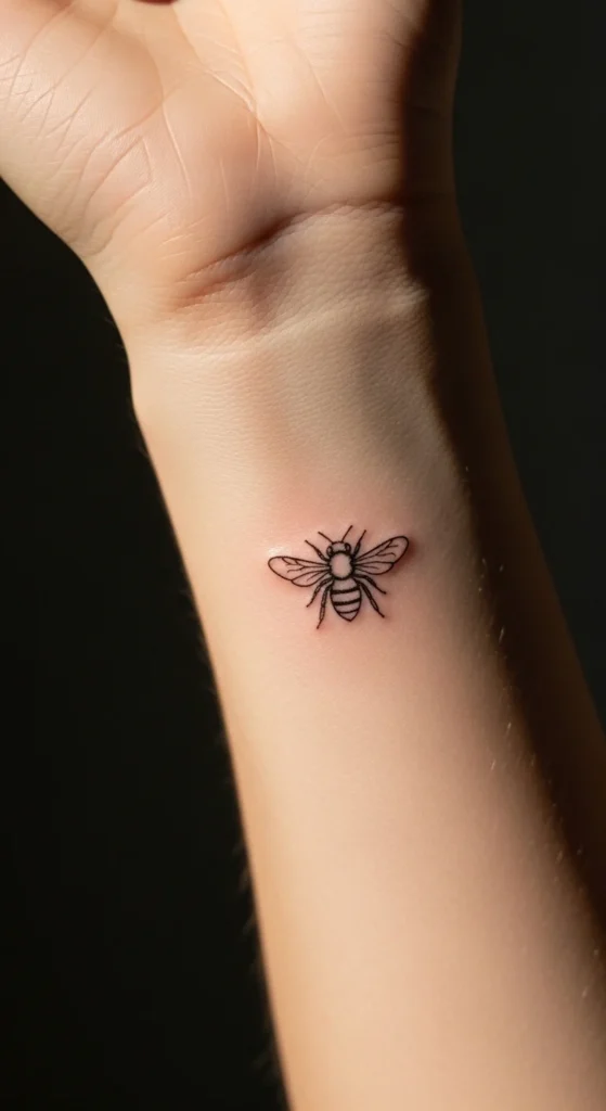 Tiny Bee Outline