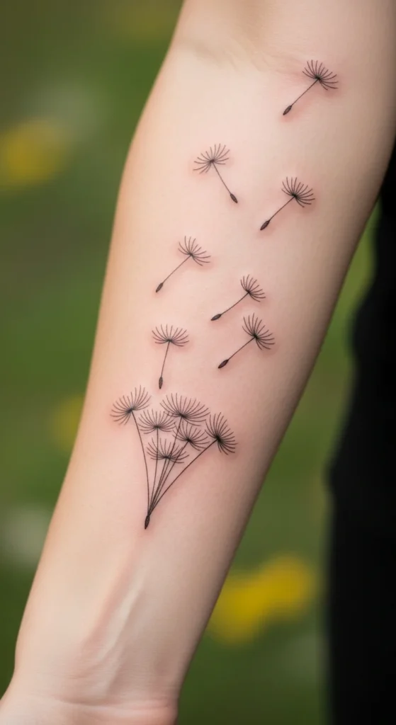 Drifting Dandelion Seed