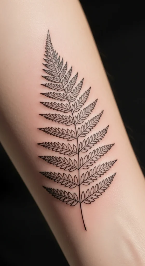 Outline Fern Frond