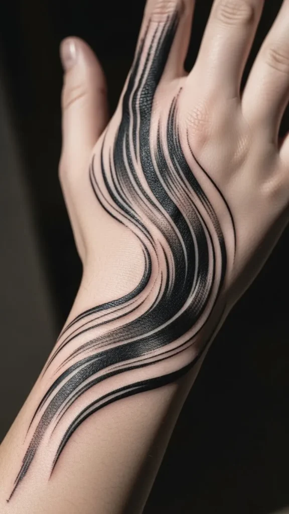 Abstract Brush Stroke