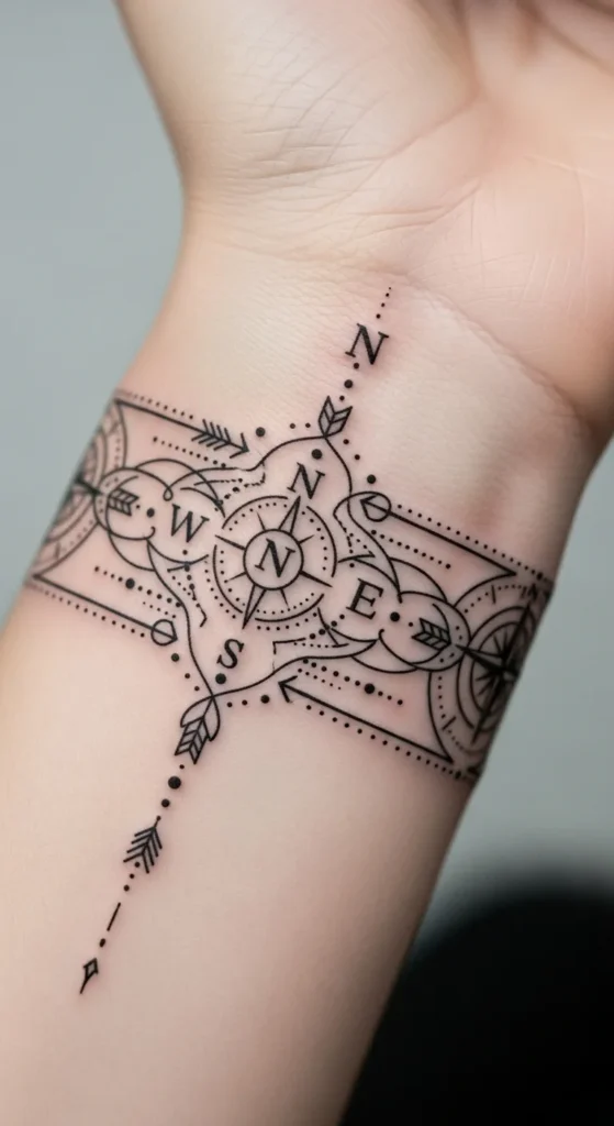 Ancient Compass Line