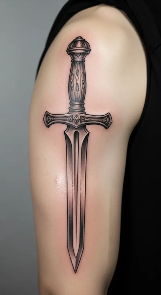 Ancient Roman Gladius Tattoo