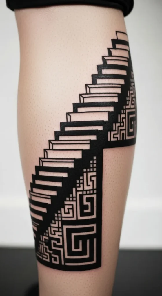 Aztec Step Pattern Blocks