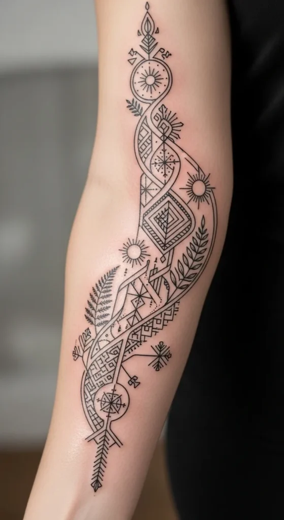 Baltic Symbol Line Paths