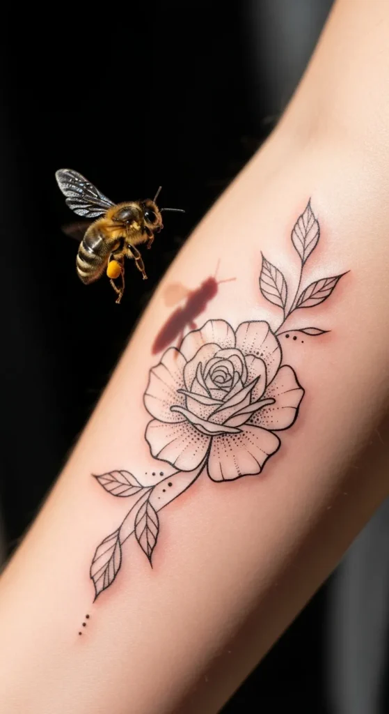 Bee and Blossom Pair