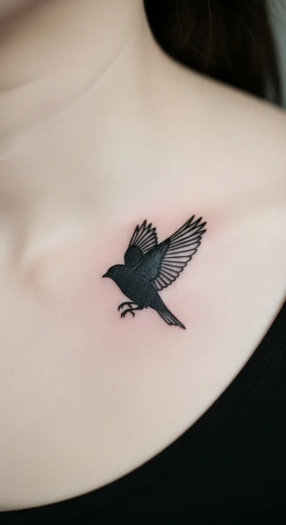 Bird Silhouette Tattoos