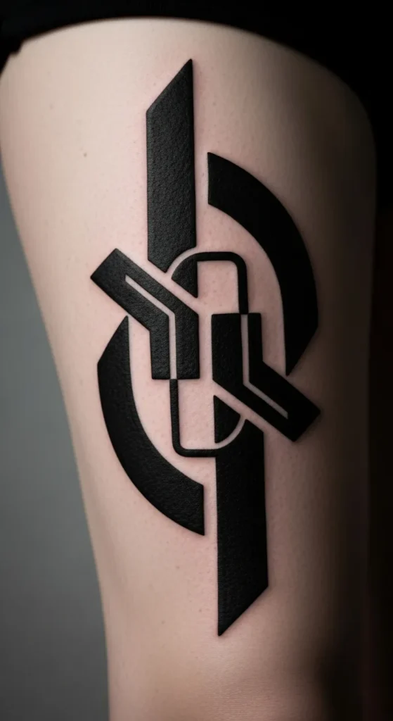 Blackwork Abstract Shapes