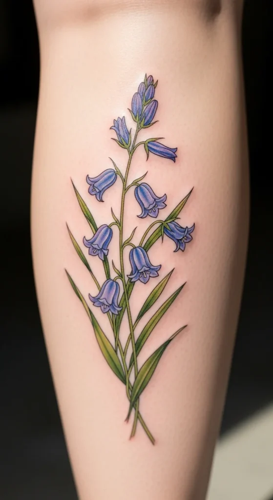 Bluebell Cluster Tattoo