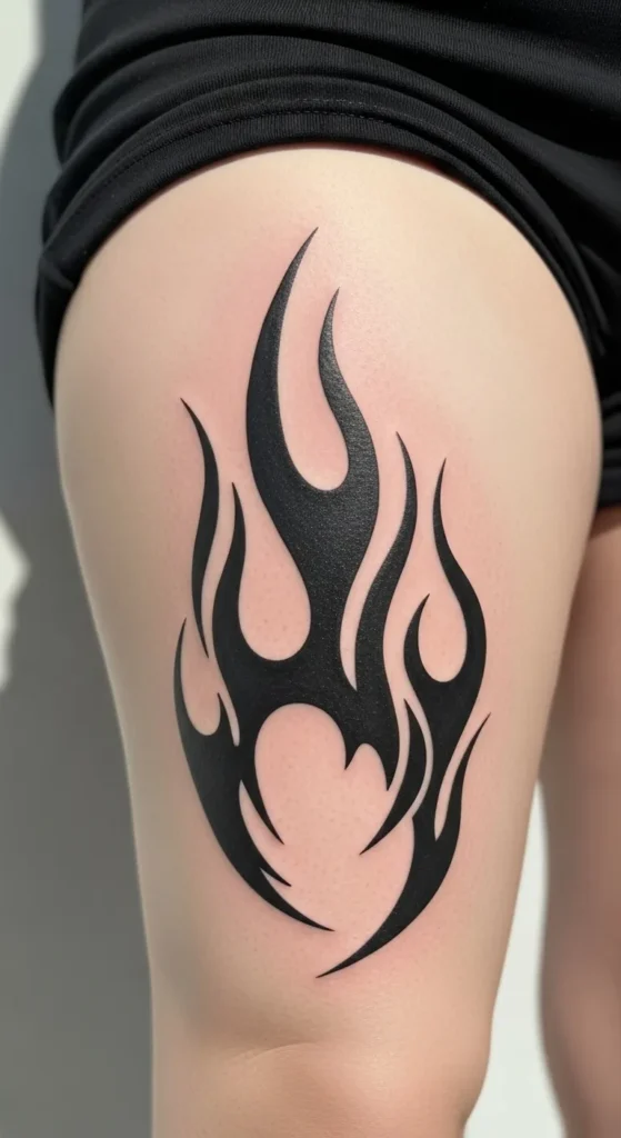 Bold Flame Motif