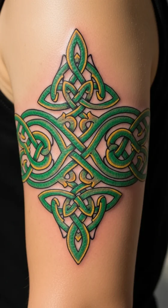 Bright Celtic Knot Armband