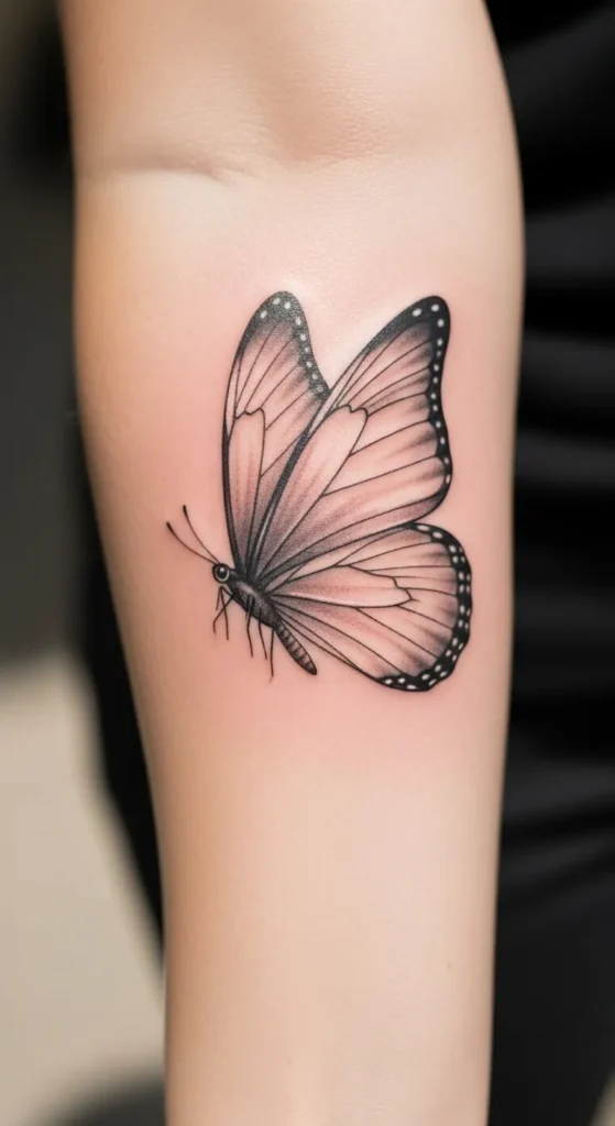 Butterfly on Inner Arm