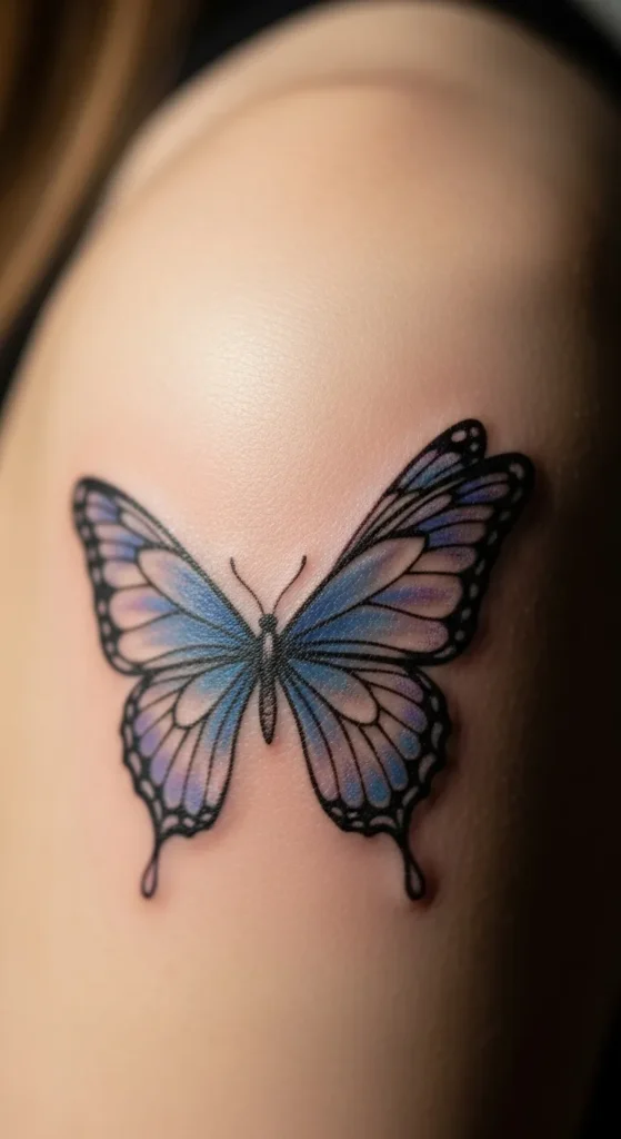 Butterfly with Minimal Symmetry