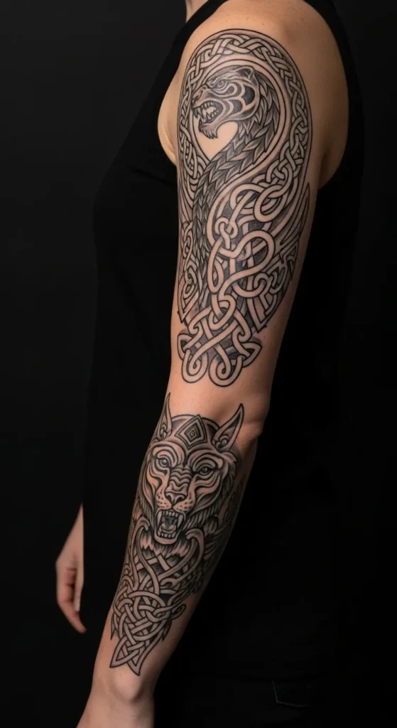 Celtic Animal Totem Sleeve