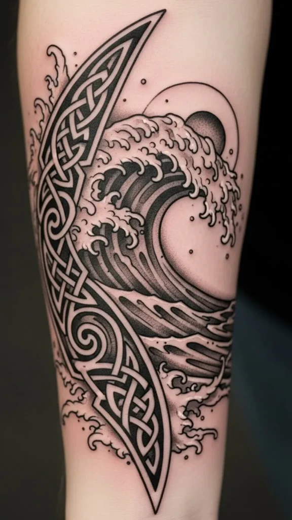 Celtic Cliff Wave Break