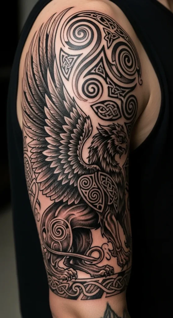 Celtic Griffin Guardian