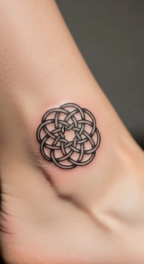 Celtic-Inspired Ankle Knot