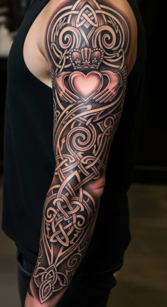 Claddagh Symbol Sleeve