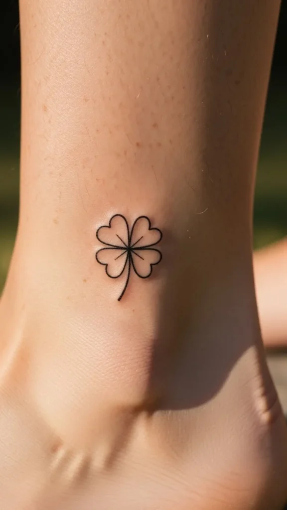 Clover Ankle Outline