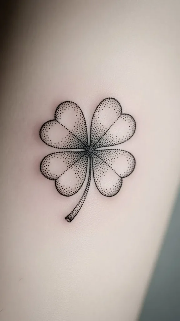 Clover Dotwork Style
