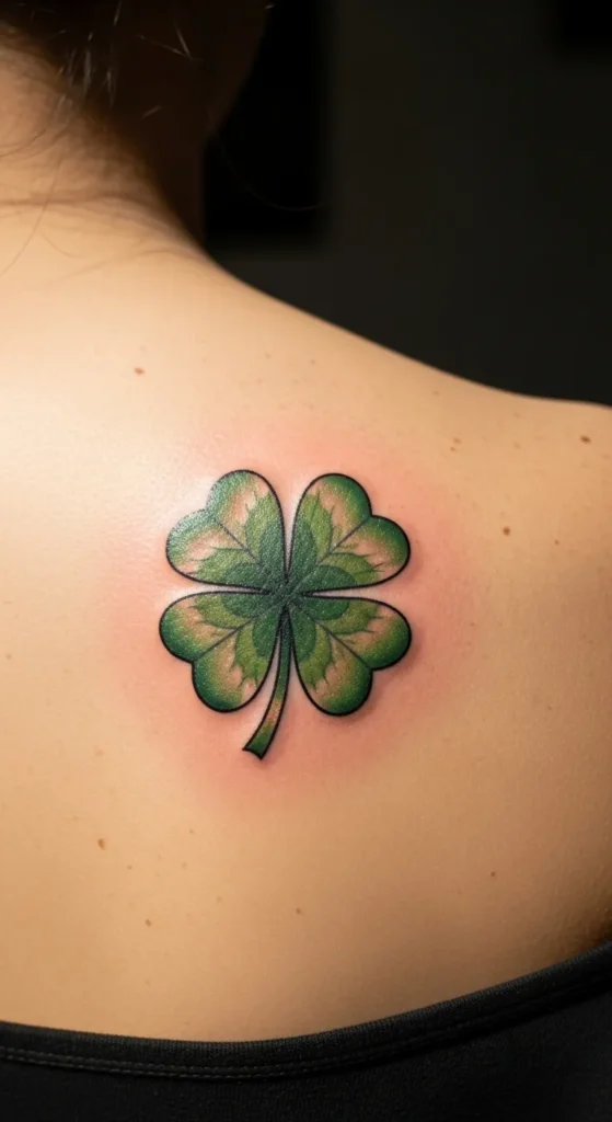 Clover Shoulder Blade Placement