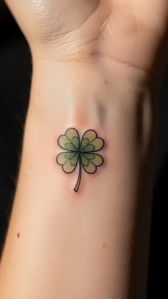 Clover on the Side of the Hand