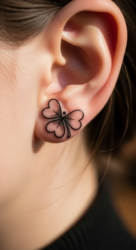 Clover with Dot Center