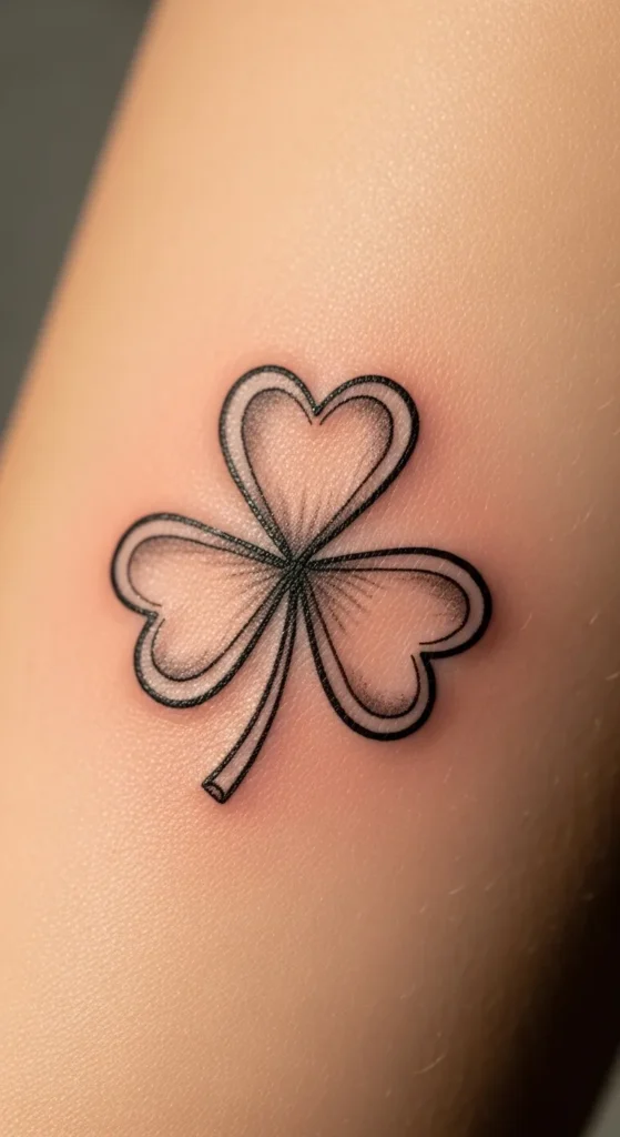 Clover with Heart-Shaped Leaves