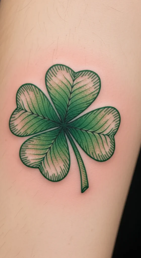 Clover with Minimal Leaf Texture