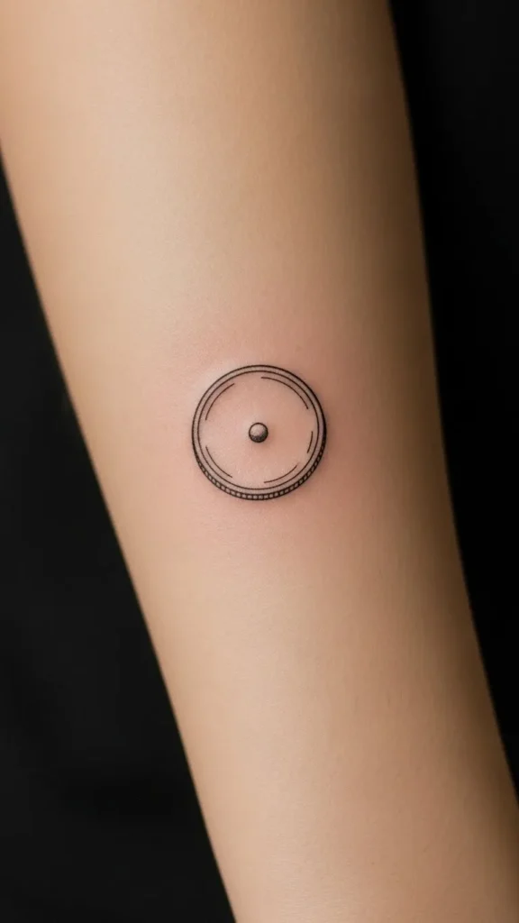 Coin with Center Dot