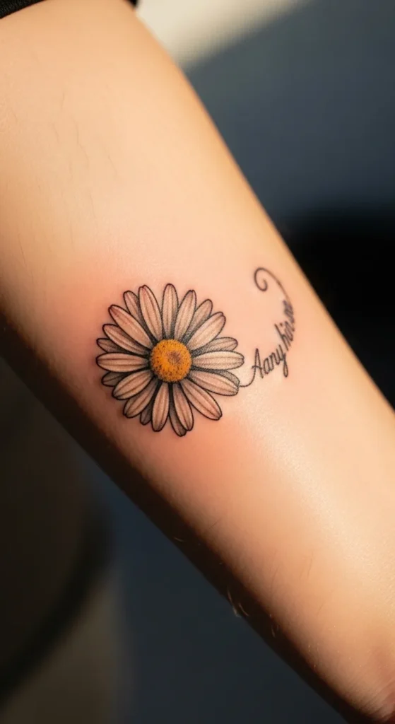 Daisy with Quote Accent