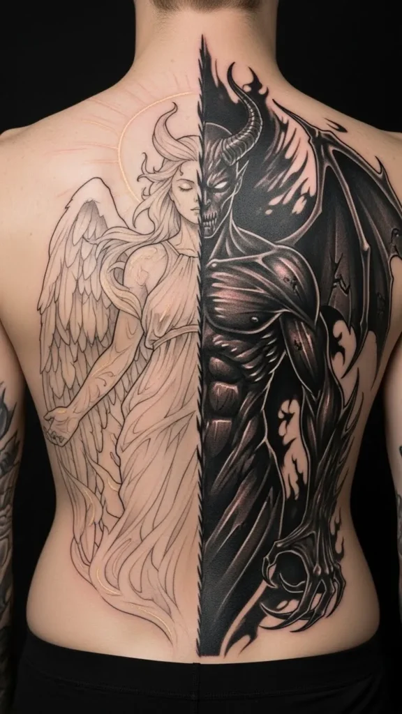 Demon vs Guardian Contrast