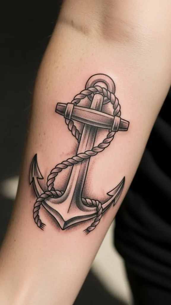 Faded Vintage Anchor