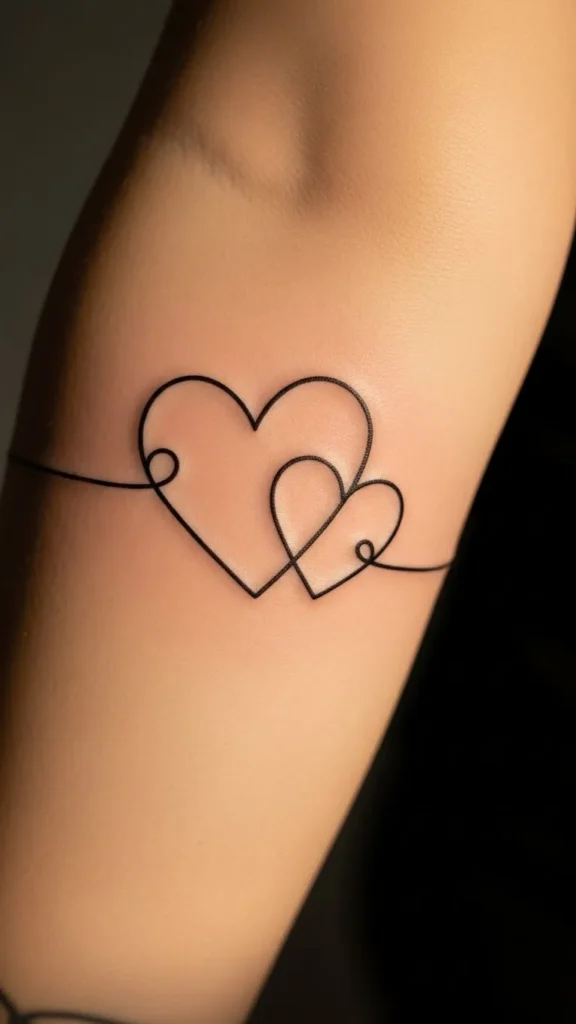 Family Unity Intertwined Hearts