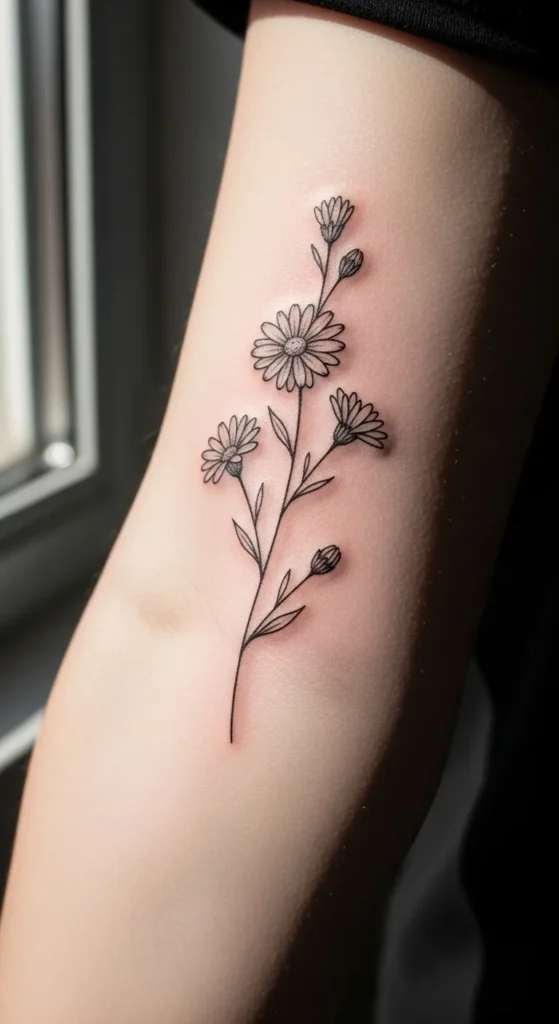 Fine-Line Daisy Stem